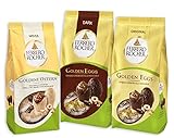 Ferrero Rocher Super Mix Ovetti Golden Eggs Original, Dark e White con Ripieni Cremosi alla Nocciola, 90g - Novità 2023 [3 Confezioni]