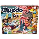 Hasbro Gaming Cluedo Junior, gioco in scatola da tavolo, 2 in 1, tabellone fronte-retro, per bambini più piccoli