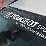 Auto Parabrezza Anteriore Posteriore Decal Sticker Decorazione per Peugeot 206 307 308 3008 207 208 407 508 2008 5008 107 106 205 4008 301