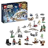 LEGO Star Wars Calendario dell Avvento 2023 con 24 Regali tra cui 9 Personaggi, 10 Veicoli Giocattolo e 5 Iconici Mini-Modelli, Regalo per il Countdown di Natale per Bambini e Fan 75366