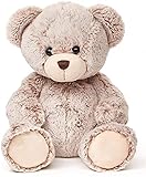 Uni-Toys - Teddy super morbido (marrone chiaro) – 24 cm (altezza) – Orsacchiotto – Peluche peluche – Te-00201