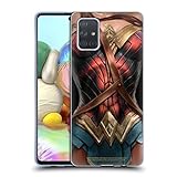 Head Case Designs Licenza Ufficiale Wonder Woman Movie Costume Arte Personaggi Custodia Cover in Morbido Gel Compatibile con Samsung Galaxy A71 (2019)