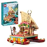LEGO Disney Princess La Barca a Vela di Vaiana con Mini Bambolina di Sina e Delfino, Giocattolo Creativo per Bambine e Bambini dai 6 Anni in su 43210