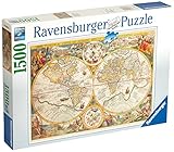 Ravensburger - Puzzle Mappamondo storico, 1500 Pezzi, Idea regalo, per Lei o Lui, Puzzle Adulti