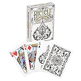 United States Playing Card Company (Bicycle/Bee/Aviator) Bicycle Arcangels, Carte da Gioco Unisex-Adult, Bianco e Nero, Poker 62.5x88 mm