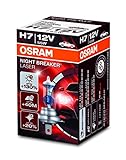 OSRAM NIGHT BREAKER LASER H7, lampada alogena per proiettori, 64210NBL, 12V PKW, scatola di cartone (1 pezzo)