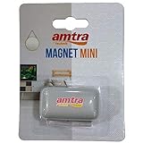 Amtra Wave Magnet Mini - Tergivetro per pulizia degli acquari, spazzola raschietto per acquari con calamita, taglia piccola 4x2,5x2 cm