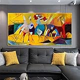 Famoso dipinto ad olio di Picasso Quadri Su Tela Grandi Dimensioni Opere d arte HD Stampa immagini di arte della parete per soggiorno Modern Home Decor 80x160cm Senza cornice