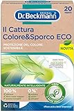 Dr. Beckmann Il Cattura Colore & Sporco ECO | Protezione del colore sostenibile fino a 30 lavaggi | Foglio riutilizzabile | 1 foglio riutilizzabile