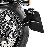 KaTur moto laterale montato targa lampada LED fanale posteriore freno per Harley Honda Yamaha Suzuki Kawasaki Custom Bike Cruiser Choppers