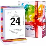 Calendario Positivo 2024 Motivazionale | Da Tavolo con Supporto | Affronta le Giornate col Sorriso ed un Pensiero filosofico | Idea Regalo geniale | Dimensioni 12x17x5,5 | Luxury Pack