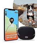 PAJ GPS PET Finder 4G – Piccolo localizzatore per cani con collare incluso, tracciamento in tempo reale, loccalizzatore con app in tempo reale, impermeabile (IP67), protezione completa, Nero