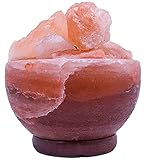 Lampada di sale dell Himalaya Magic Salt® Lighting for Your Soul – (Ciotola con Rocce di Fuoco)