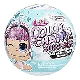 LOL Surprise Glitter Colour Change - Set Lil Sis con 5 sorprese - assortimento casuale - include una bambola da collezione, vestiti scintillanti e accessori - Per bambini dai 4 anni in su