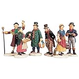 LEMAX Figurine Gente del Villaggio - Village People Set da 6 cod 92356