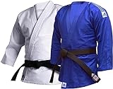 adidas Uniforme da judo da allenamento, 500 g, per studenti di arti marziali (170)