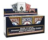 Bicycle Pacchetto di 12 Carte da Poker Standard (6 Blu/6 Rosso), CABICYC