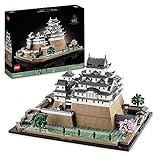 LEGO Architecture Castello di Himeji, Kit Modellismo per Adulti Collezione Monumenti, Idea Regalo Creativa per i Fan della Cultura Giapponese con Albero di Ciliegio in Fiore da Costruire 21060