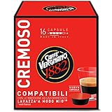 Caffè Vergnano 1882 Capsule Caffè Compatibili Lavazza A Modo Mio, Cremoso - 8 confezioni da 16 capsule (totale 128)