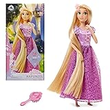 Disney Store bambola ufficiale classica per bambini Rapunzel, intrecciata, 29 cm, include spazzola con dettagli modellati, posizionabile in abito scintillante - Per bimbi dai 3 anni in su
