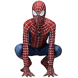 ZXDFG Costume Spiderman Bambino,Costume Spiderman Homecoming Halloween Carnival Cosplay Spider-Man Maschera 3D Stampa Supereroe Costumi Spiderman,Spandex/Lycra