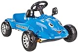 JAMARA Auto Ped Race-Azionamento a Pedali con Specchi Esterni e Clacson, Colore Blu, 460289 Does Not Apply, One Size