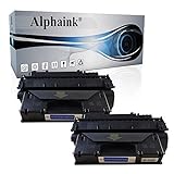 alphaink 2 Toner CompatibilI con HP CE505X 05X per stampanti HP LaserJet Pro P2050 P2053 P2053D P2053DN P2053X P2054 P2054D, P2054DN, P2054X, P2055, P2055D, P2055DN P2055DTN P2055X P2056 P2056D