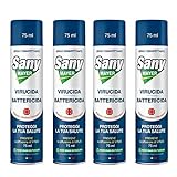BOXLUM Sanymayer Igienizzante per Ambienti Virucida Battericida 4 Flaconi Spray ml 75