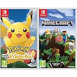 Pokemon: Let S Go, Pikachu! Nsw- Nintendo Switch & Minecraft Nintendo Switch