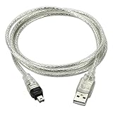 chenyang CY IEEE 1394 4 pin maschio USB Firewire CableiLink cavo adattatore per SONY DCR-TRV75E DV
