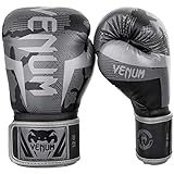 Venum Elite Boxing Gloves - Guanti da boxe, unisex, mimetici scuri, 12 Oz EU