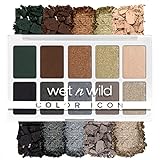 Wet n Wild, Color Icon 10-Pan Palette, Palette di Ombretti, 10 Colori Riccamente Pigmentati per il Trucco di Tutti i Giorni, Formula a Lunga Durata e Facile da Sfumare, Lights Off