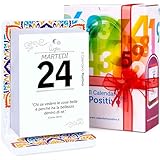 Calendario Positivo 2024 Motivazionale | Da Tavolo con Supporto "Mandala" | Affronta le Giornate col Sorriso ed un Pensiero filosofico | Idea Regalo geniale | Dimensioni 12x17x6,5 | Luxury Pack
