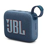 JBL GO 4 Speaker Bluetooth Portatile, Altoparlante Wireless con Design Compatto, Waterproof e Resistenza alla Polvere IP67, fino a 7 h di Autonomia, USB, Compatibile con App Portable, Blu