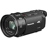 Panasonic HC-VXF1EG-K Videocamera Compatta Ultra HD 4K, Funzioni professionali, Grandangolo 25 mm, Zoom Ottico 24x, Wi-Fi, Nero