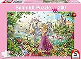 Schmidt- Jurassic Park Spiele 56197 Fata nella Foresta Magica, Puzzle da 200 Pezzi, Colore: Rosa