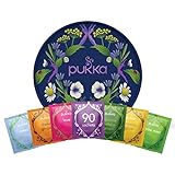 Pukka Herbs | Workday Wellness | Confezione Regalo con Tisane e Infusi Biologici | Eco-friendly e Sostenibile | 6 Diversi Gusti | 90 Filtri