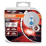 OSRAM Night Breaker Laser H7 +130% Xenon bianco fari auto lampadine (2 lampadine)
