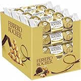 Ferrero Rocher Cubo Espositore con 16 Confezioni da 3 Praline di Cioccolato Ciascuno 37g T3x16