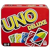 Mattel Games - UNO Deluxe, Gioco Di Carte Per Famiglie E Bambini 7+ Anni, K0888