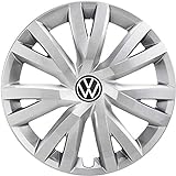 Volkswagen 5H0071456 YTI Copricerchi da 16 Pollici, in Acciaio, Colore Argento, 4 Pezzi