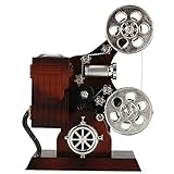 Alvinlite Carillon antico proiettore di film vintage carillon carillon di gioielli con specchio trucco per casa ufficio negozio caffè