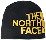 North Face Reversible TNF Banner Beanie, Basco Unisex - Adulto, Black/Gold, Talla única