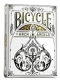 Naipes Heracli Fournier S.A Bicycle Arcangels, Mazzo Premium di Carte Collection. Unisex-Adult, Bianco e Nero, Poker 62.5x88 mm