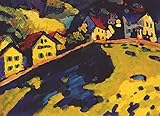 17 Dipinti Case a Murnau Wassily Kandinsky impressionismo paesaggio olio arte su tela - Opere d arte famose -Size04, £70- £1500 Dipinto a mano da insegnanti delle Accademie d arte