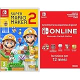Super Mario Maker 2 - Nintendo Switch + 365 Giorni Switch Online Membri (Individual) | Nintendo Switch - Codice download