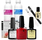 CND Shellac Starter Kit Top, Base, Essential e Hollywood