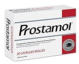 Prostamol - Integratore alimentare a base di Serenoa repens, per funzione urinaria maschile, senza glutine, confezione da 30 capsule