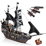 URGEAR Creator Pirate Ship Set di Costruzione- Giocattolo a Blocchi, Compatibile con la nave pirata LEGO (621 pezzi)
