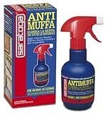 ANTIMUFFA Spray 250ml per interni ed Esterni Elimina Muffe, Alghe, Muschi, licheni e deterge